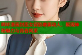 哔咔漫画封面女背影唯美动人，展现神秘魅力与青春风采